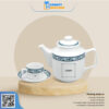 Bộ ấm trà Minh Long 0.7 L - Jasmine - Chim Lạc 01071138503 2