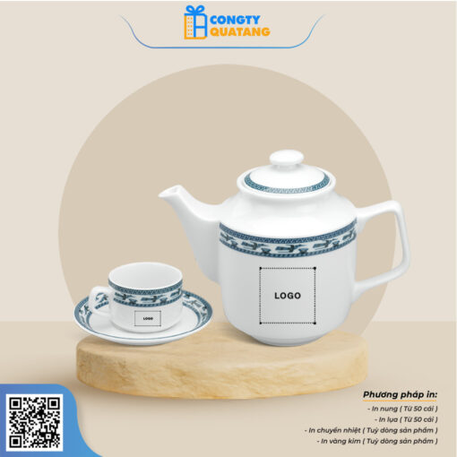 Bộ ấm trà Minh Long 0.7 L - Jasmine - Chim Lạc 01071138503 2