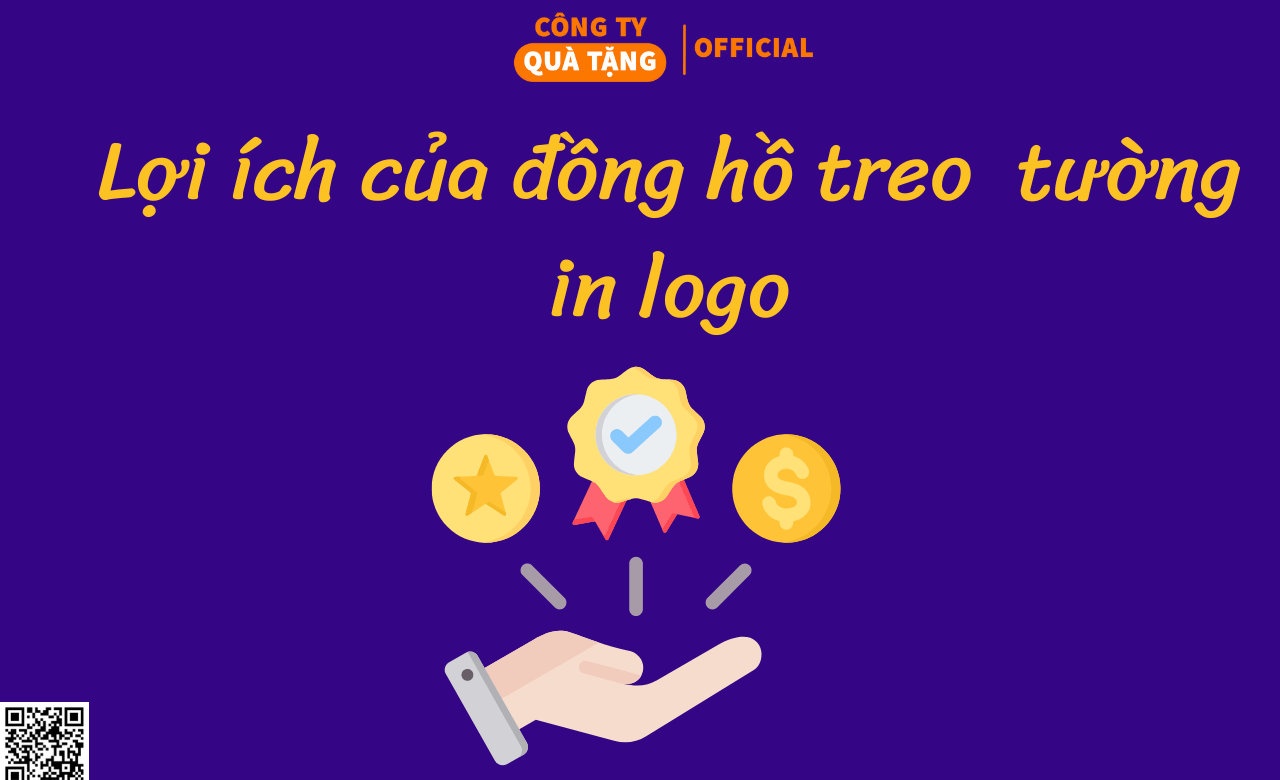 Lợi ích của đồng hồ treo tường in logo