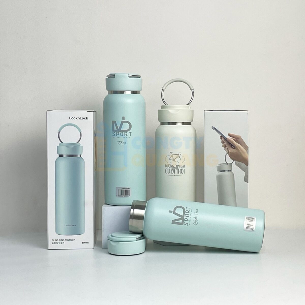 Lock&Lock LHC4322 800ml Logo Engraved Insulated Bottle