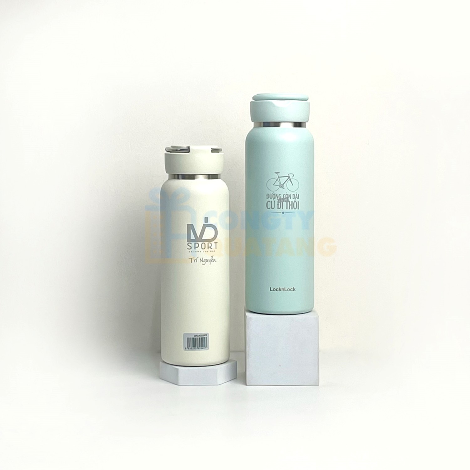 Lock&Lock LHC4322 800ml Logo Engraved Insulated Bottle