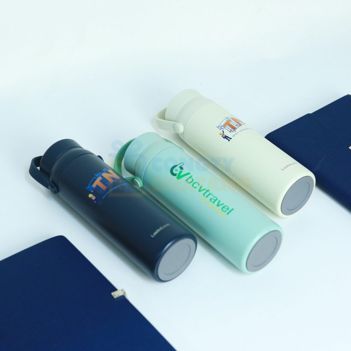 LocknLock LHC4246 450ml Logo Engraved Insulated Bottle