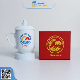 Set Quà Tặng Ly Sứ Và Hộp SQ102 - Congtyquatang.com.vn