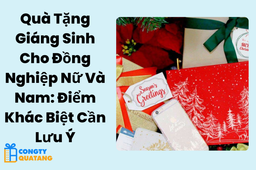 Quà Tặng noel Cho Đồng Nghiệp Nữ Và Nam: Điểm Khác Biệt Cần Lưu Ý