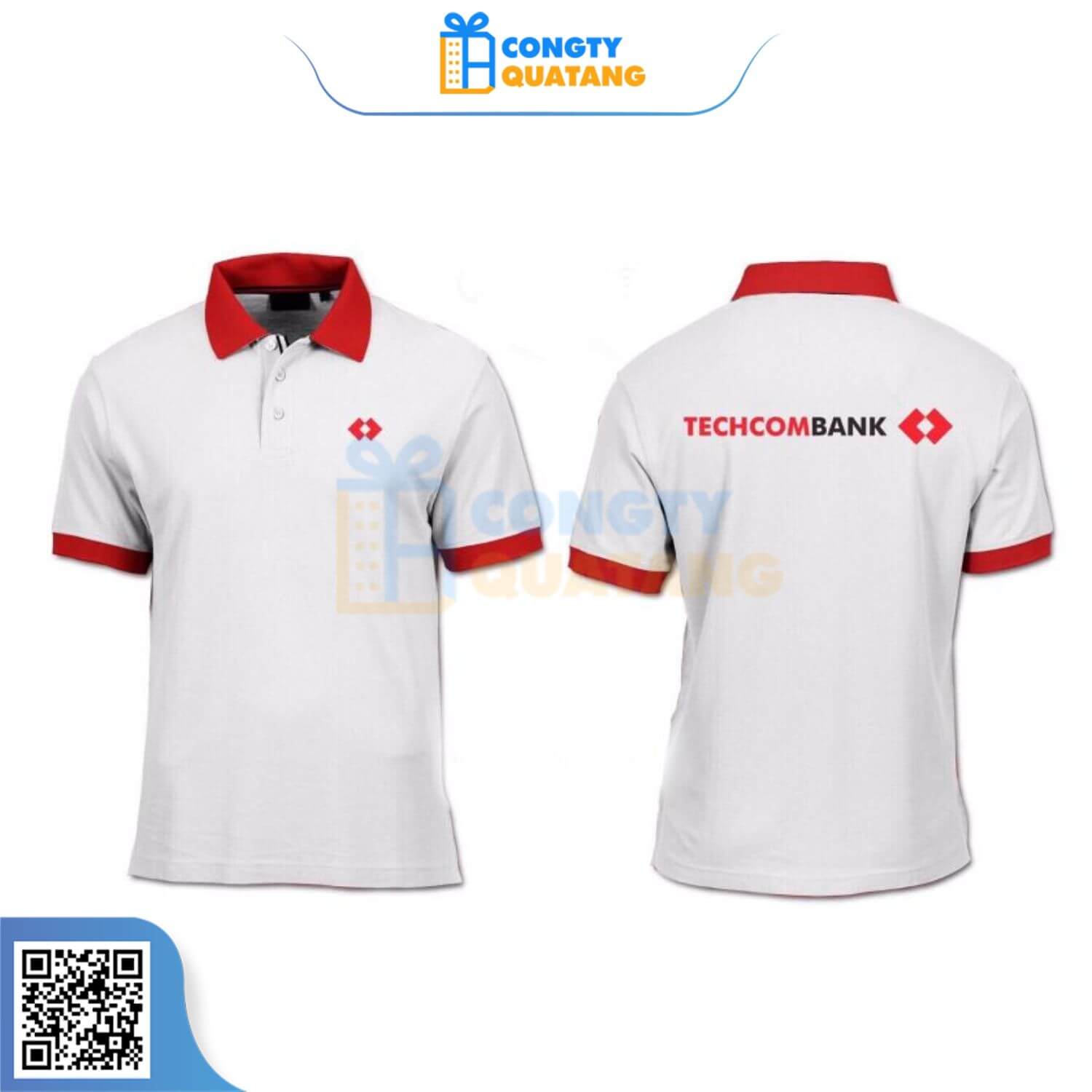 Áo thun in logo làm đồng phục công ty 