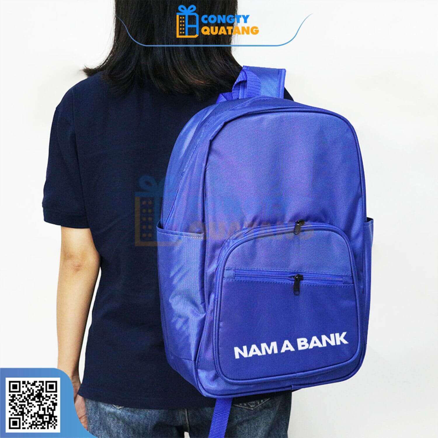 Balo đựng laptop có in logo