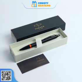 Bút Bi Parker IM Vibrant Rings Flame Orange Ballpoint Pen 2172946 - Công ty Quà tặng