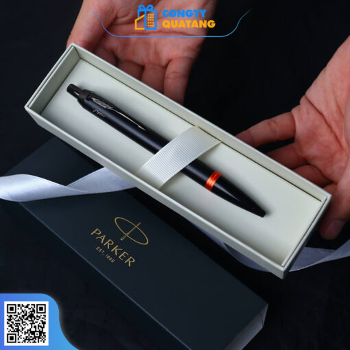 Bút Bi Parker IM Vibrant Rings Flame Orange Ballpoint Pen 2172946 - Công ty Quà tặng