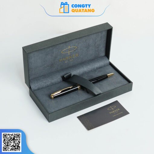 Bút Bi Parker Sonnet Black Lacquer GT Ballpoint Pen 1931497 - Công ty Quà tặng