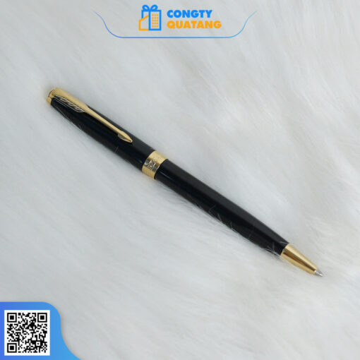 Bút Bi Parker Sonnet Black Lacquer GT Ballpoint Pen 1931497 - Công ty Quà tặng