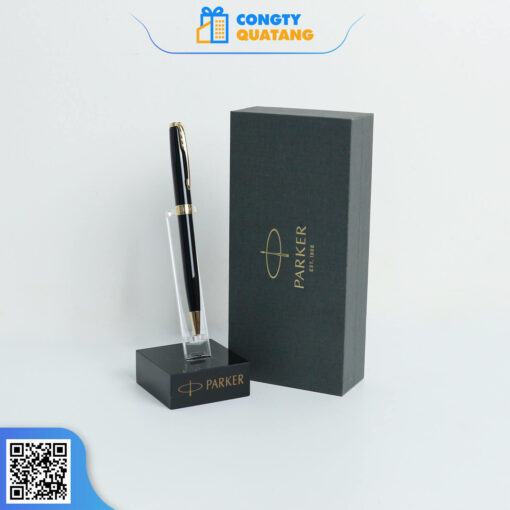 Bút Bi Parker Sonnet Black Lacquer GT Ballpoint Pen 1931497 - Công ty Quà tặng