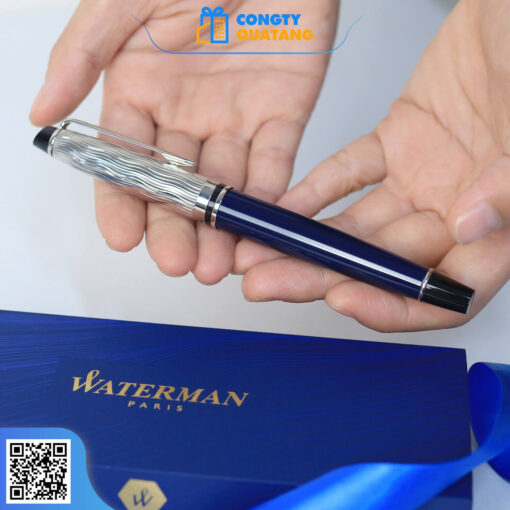 Bút Dạ Bi Waterman Hemisphere Lessence Blue Lacquer CT Rollerball Pen 2166469 - Công ty Quà tặng