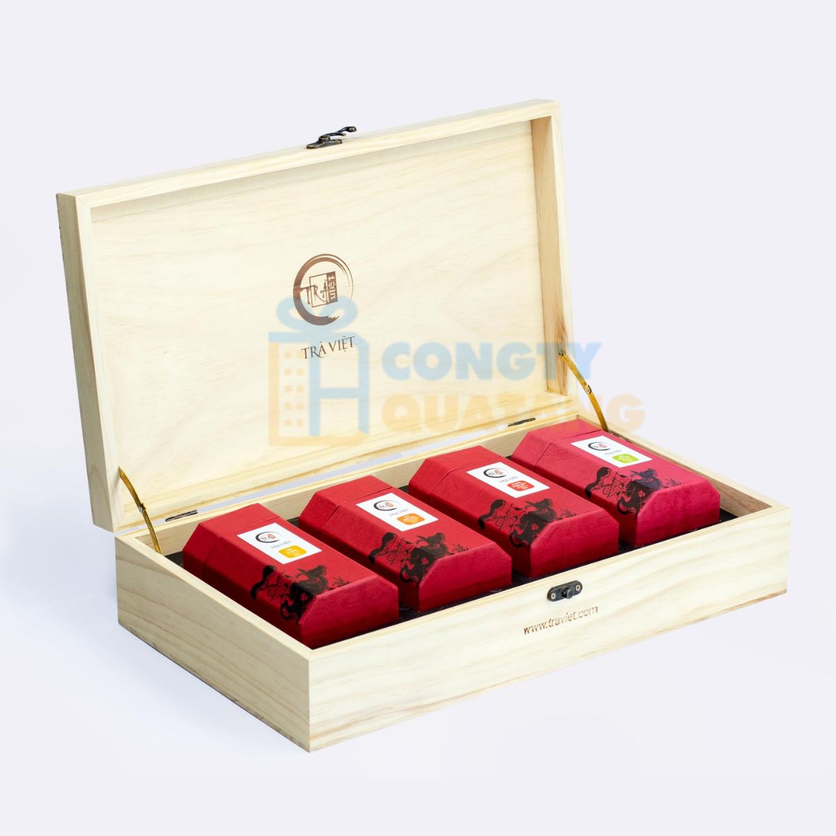 Hộp trà làm quà tặng nhân viên