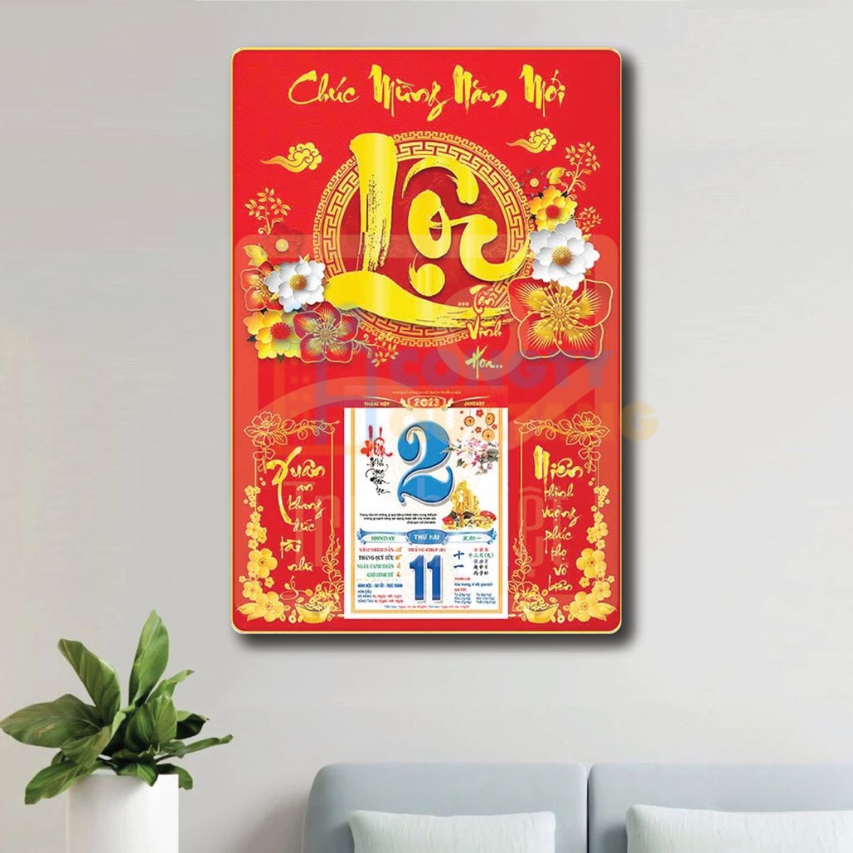 Lịch treo tường phù hợp để làm quà tặng cuối năm