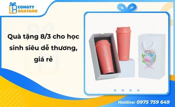 13 món quà tặng 8/3 cho học sinh siêu dễ thương, giá rẻ - congtyquatang.com.vn