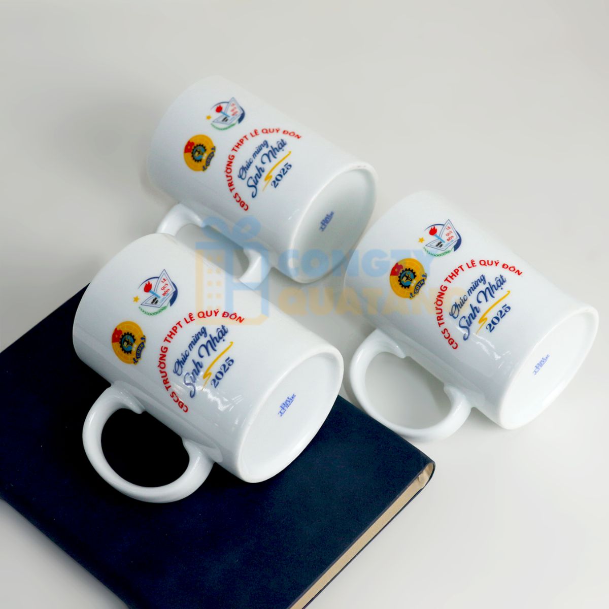 Ly sứ in logo làm quà tặng thiết thực và là công cụ quảng bá hiệu quả 
