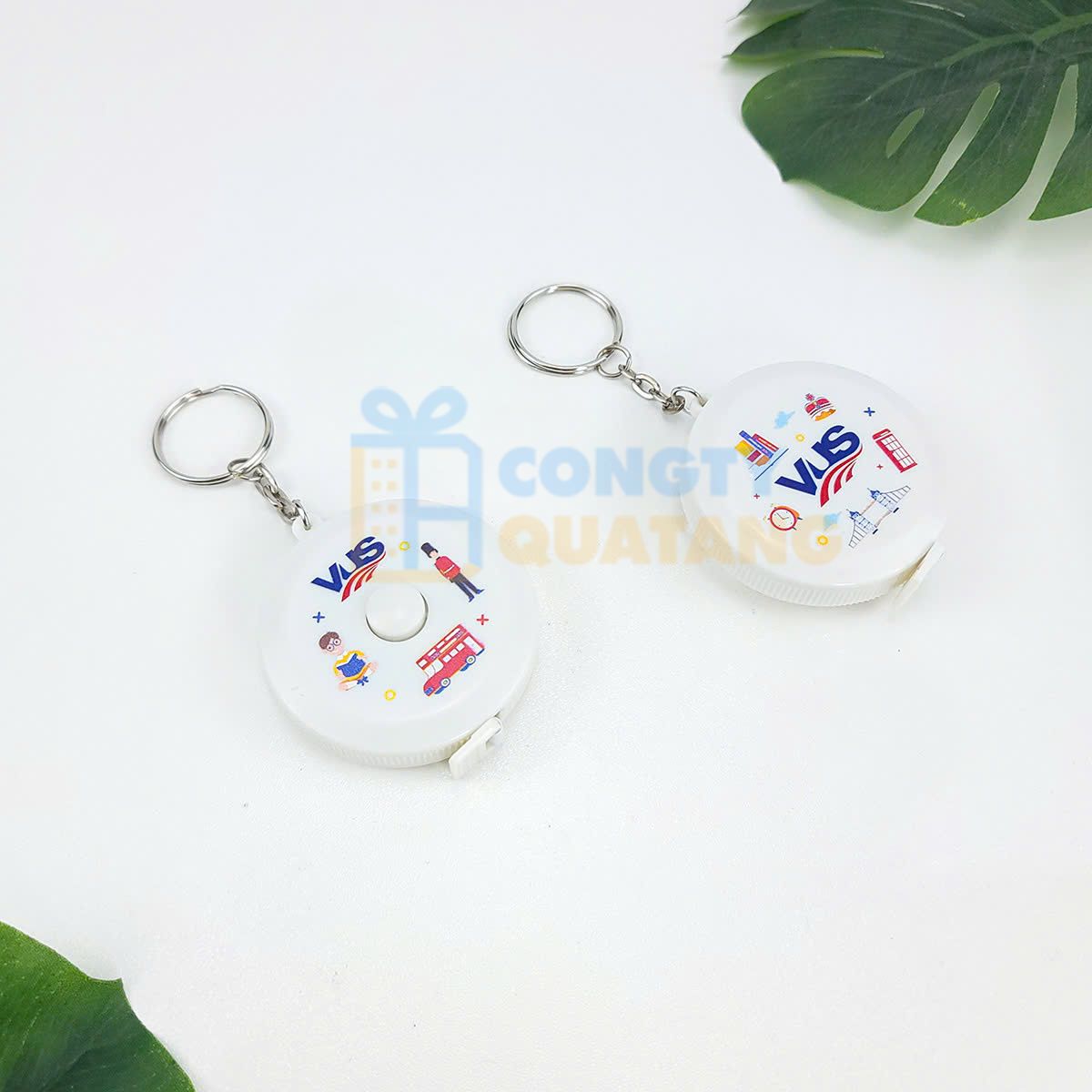 Móc khóa in logo nhỏ gọn nhưng giúp thương hiệu luôn nổi bật