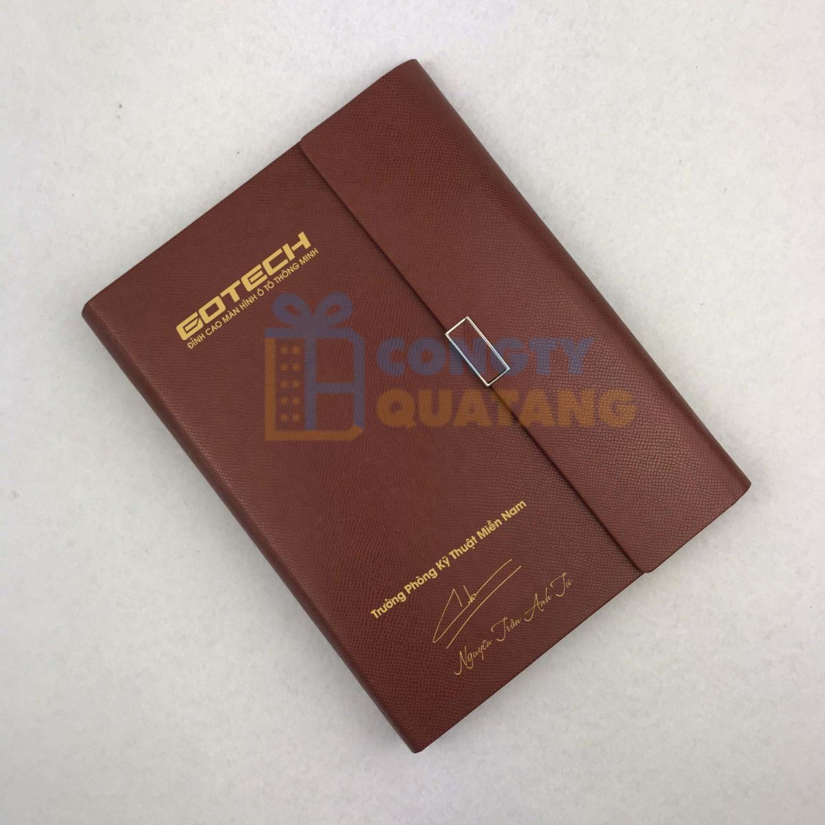 Sổ tay da in logo cao cấp