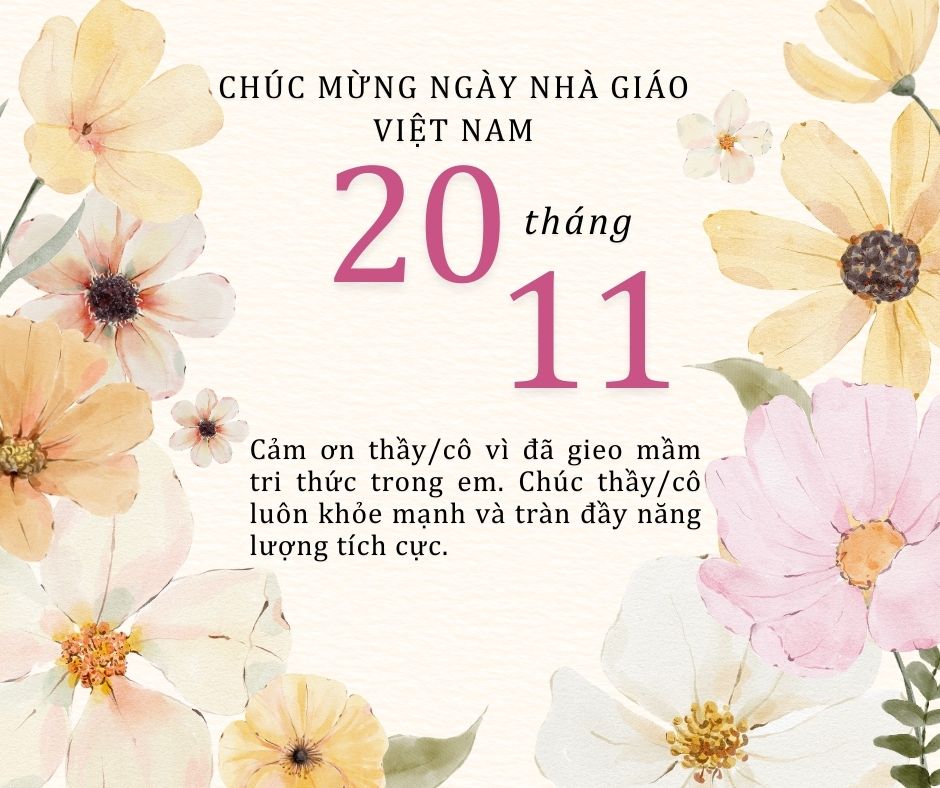 Tổng Hợp 50+ Lời Chúc 20/11 Ý Nghĩa Nhất Dành Tặng Thầy Cô - Công ty Quà tặng