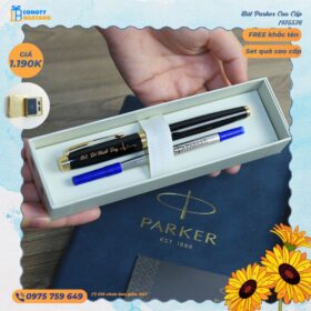 Set Quà Tặng 27/2 Bút Parker 1975576, Hộp Đựng, Thiệp Chúc Mừng SQT2706 - Congtyquatang.com.vn