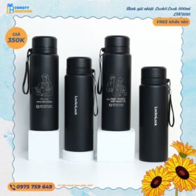 Set Quà Tặng 27/2 Bình Giữ Nhiệt Lock&Lock LHC6180, Thiệp Chúc Mừng SQT2707 - Congtyquatang.com.vn