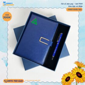 Set Quà Tặng 27/2 Sổ Tay, Bút Kim Loại SQT2703 - Congtyquatang.com.vn
