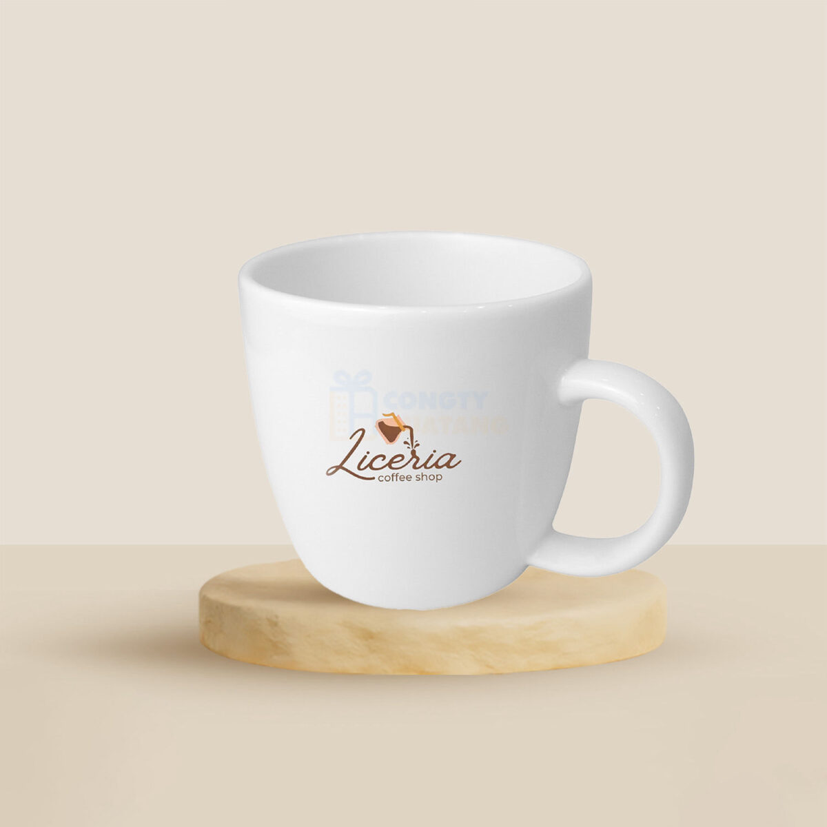 Ly Sứ Trắng Dáng Tròn Lùn QT-CS112