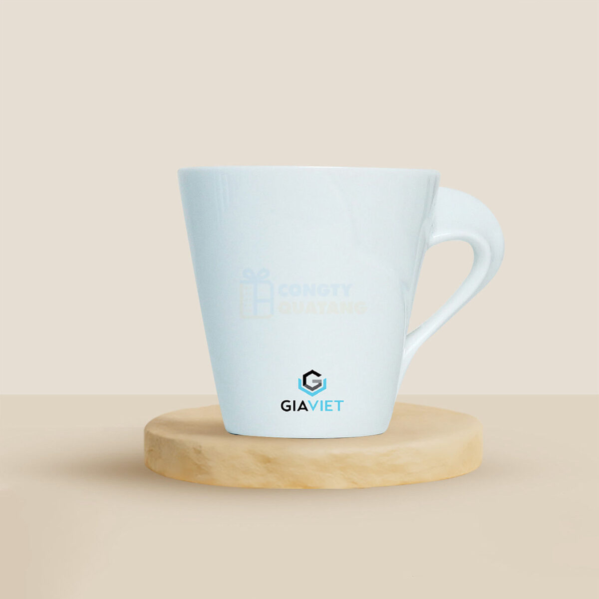 Ly Sứ Trắng Quai Xoắn QT-CS115
