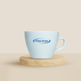 Bộ Ly Sứ Café Trắng Dáng Đức Cappuccino QT-CS117