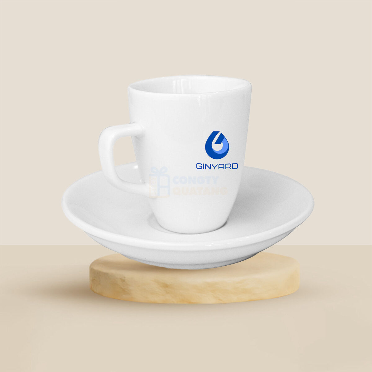 Bộ Ly Sứ Trắng Espresso 1 QT-CS119