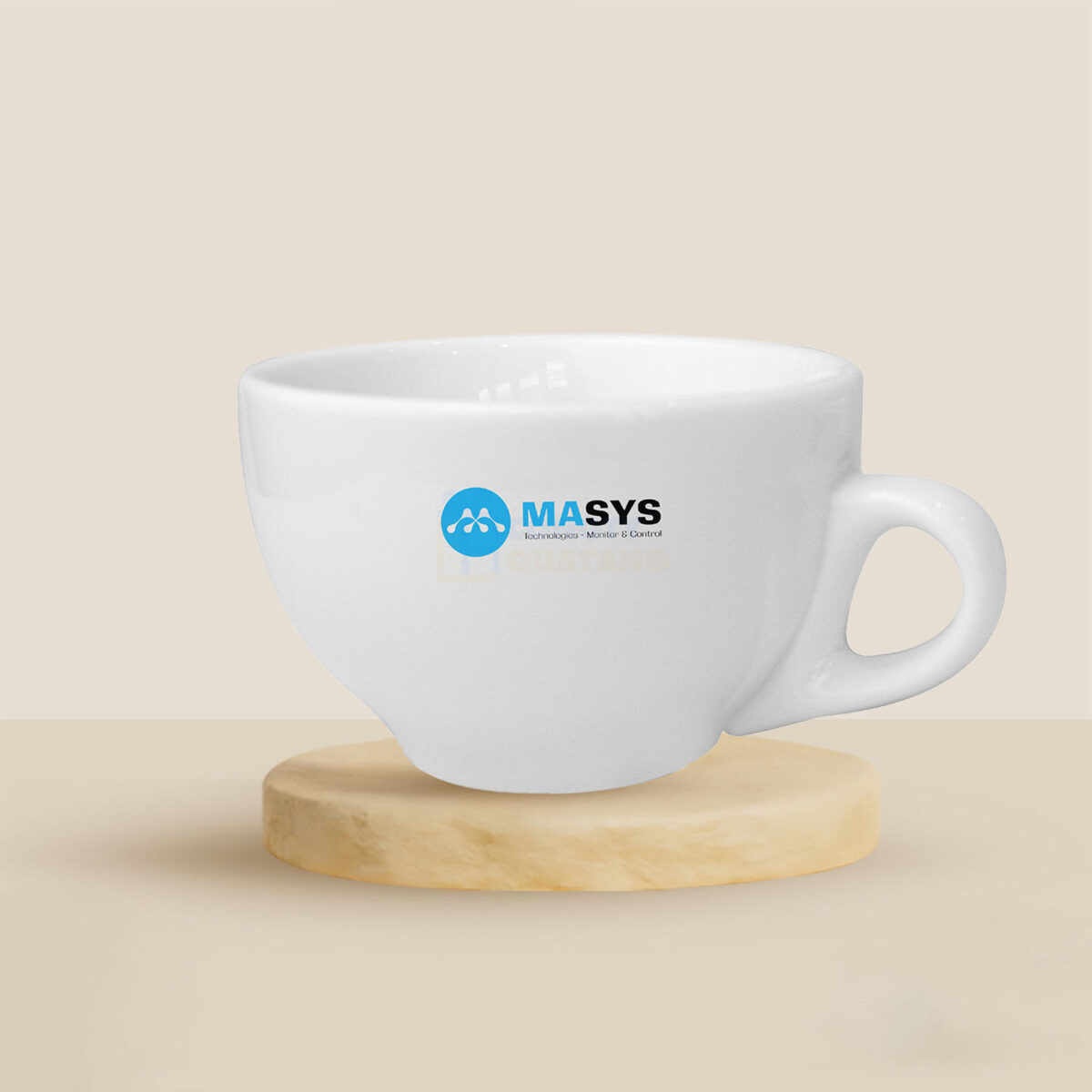 Bộ Ly Sứ Café Trắng Cappuccino QT-CS118