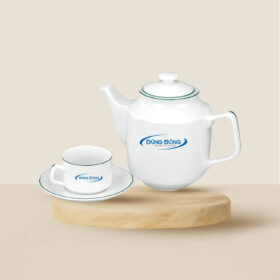 Bộ Ấm Chén Minh Long 0.7 L – Jasmine – Chỉ Xanh Lá 1071100903