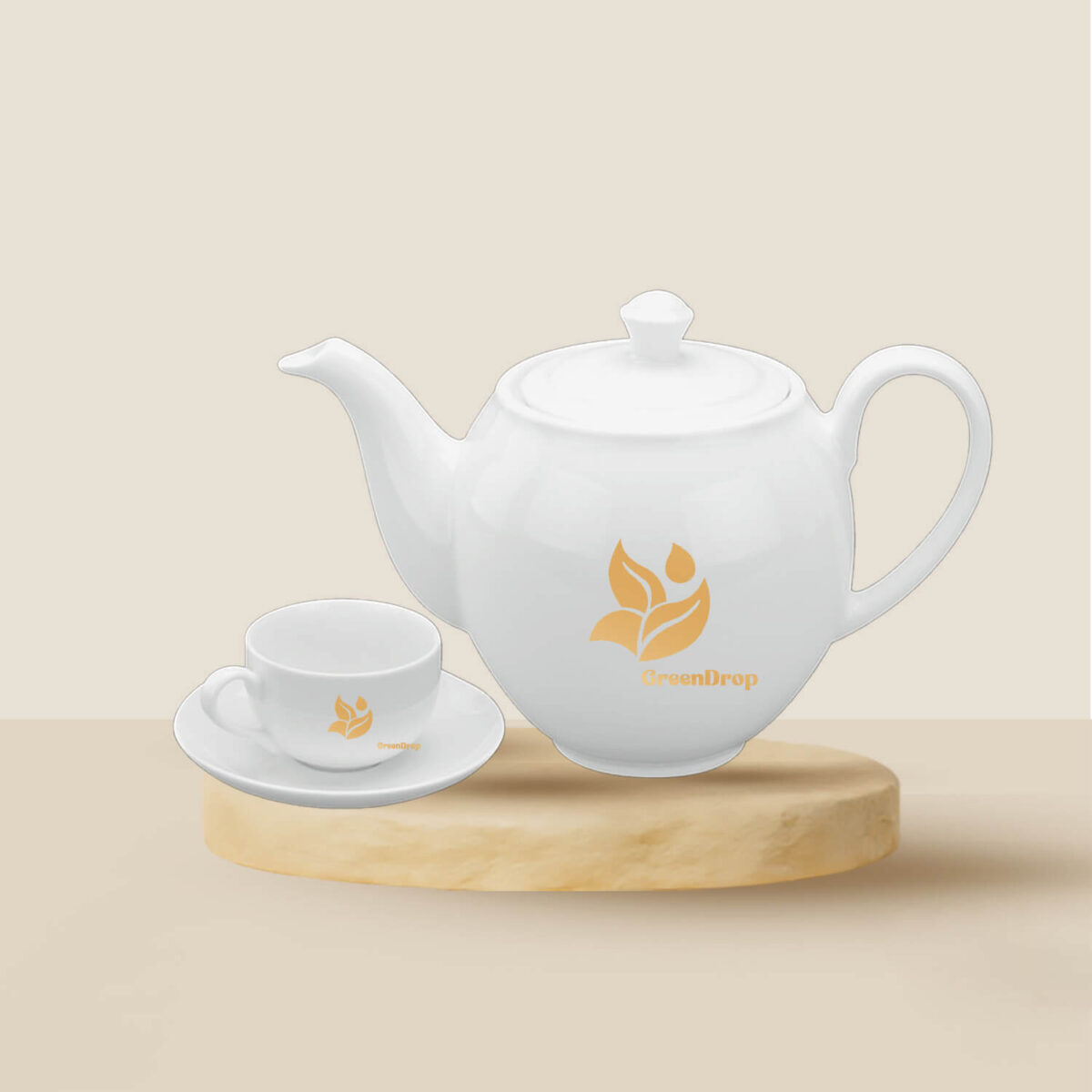 Bộ Ấm Chén Minh Long 1,1 L – Camellia – Trắng 1113800003