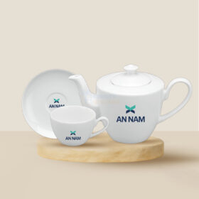 Bộ Ấm Chén Minh Long 0.65 L – Daisy – Trắng 1655200003