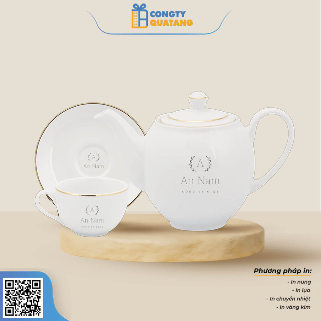 Bộ Chịu Chén Minh Long 0.5 L – Camellia – Chỉ Vàng 1503801403 - congtyquatang.com.vn