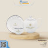Bộ Ấm Chén Minh Long 0.8 L – Camellia – Chỉ Xanh Dương 1803802103 - congtyquatang.com.vn