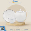 Bộ Ấm Chén Minh Long 1.1 L – Camellia – Chỉ Xanh Dương 1113802103 - congtyquatang.com.vn