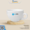 Bộ Ly Sứ Café Trắng Cappuccino QT-CS118 - Congtyquatang.com.vn