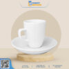 Bộ Ly Sứ Trắng Espresso 1 QT-CS119 - Congtyquatang.com.vn