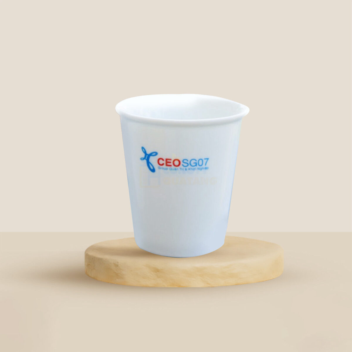 Ly Sứ Giấy Trắng QT-CS123