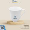 Ly Sứ Minh Long Sọc Loe Camellia Trắng 0,4L - Congtyquatang.com.vn