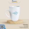 Ly Sứ Trắng Thóp QT-CS106 - Congtyquatang.com.vn