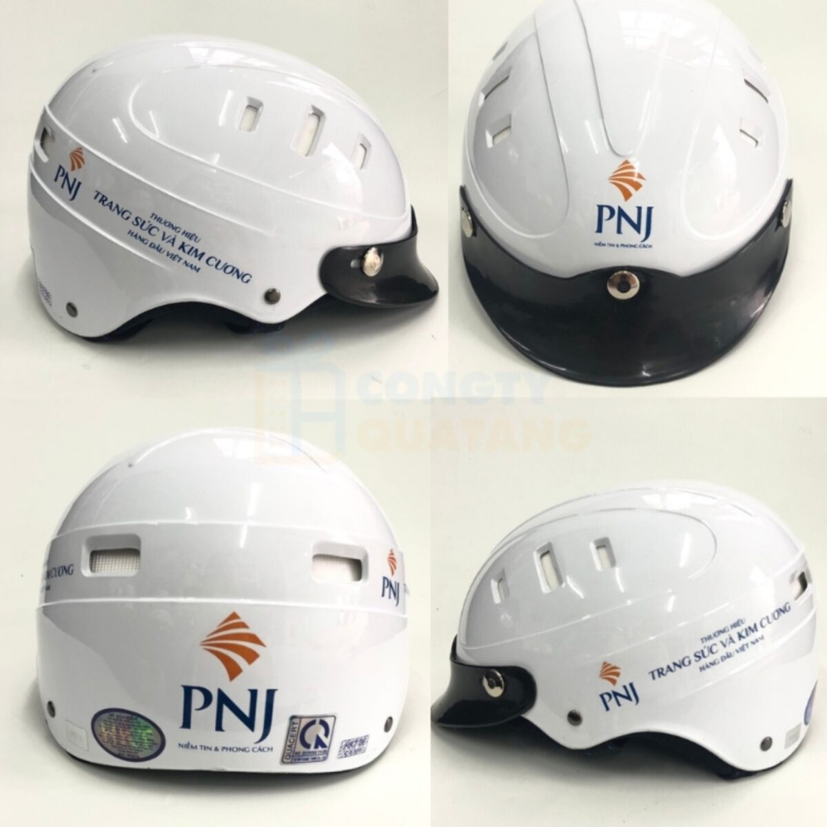 Xưởng sản xuất nón bảo hiểm in logo theo yêu cầu, giá rẻ - Nhận từ 50 sản phẩm