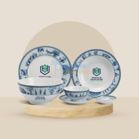 Bộ Đồ Ăn 6 Người 24 Sản Phẩm Minh Long Jasmine – Thôn Dã 24179