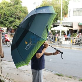 Ô Dù Cầm Tay Cán Thẳng Poly 2 Tầng Cán Mút R=75cm OD-32