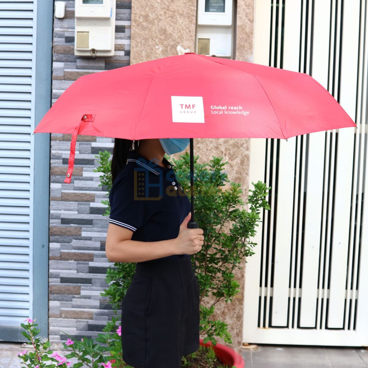 Ô Dù Cầm Tay Gấp 3 Tự Động 2 Chiều 9 Kèo R=58cm OD-15-HN