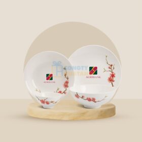Bộ Đồ Ăn 9 Sản Phẩm Minh Long Daisy IFP – Hồng Đào 460928410s