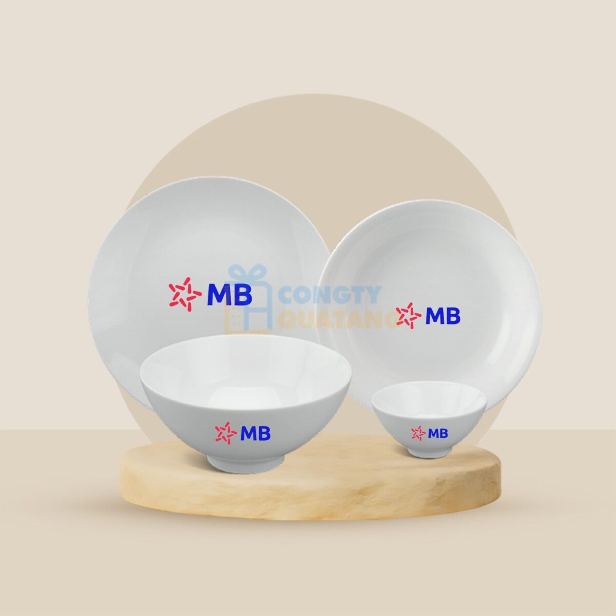 Bộ Đồ Ăn 9 Sản Phẩm Minh Long Daisy IFP – Trắng Ngà 09DAI