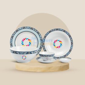 Bộ Đồ Ăn 6 Người 24 Sản Phẩm Minh Long Jasmine – Phước Lộc Thọ 24139