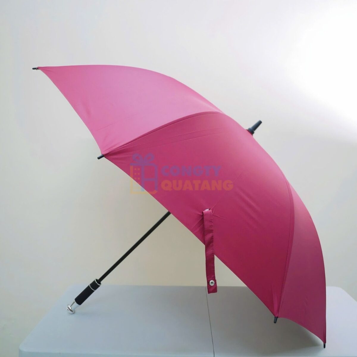 Ô Dù Cầm Tay Cán Thẳng Poly Cán Nhựa Mạ Kim R=75cm 8 Kèo OD-37